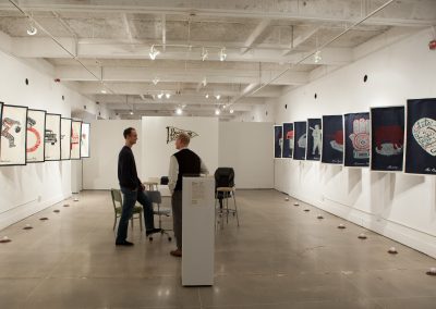 Installation view of Brian Lindstrom's Master of Fine Arts Exhibition at Gallery 7, University of Wisconsin-Madison.