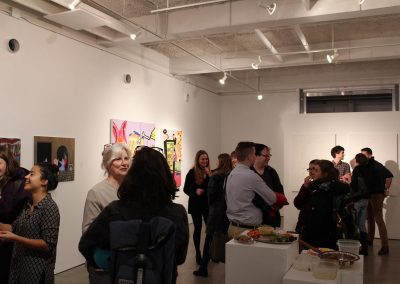 Exhibition reception at Gallery 7 at the Mosse Humanities Building at the University of Wisconsin-Madison.