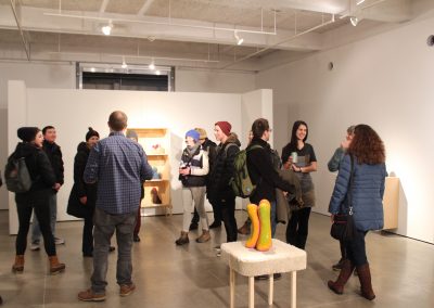 John Shea's Master of Arts Exhibition Reception at Gallery 7, University of Wisconsin-Madison