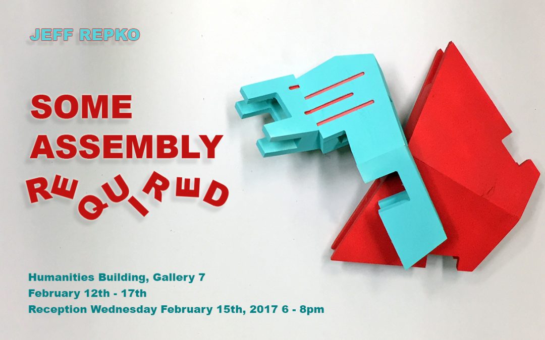 Some Assembly Required by Jeff Repko, Sculpture MA Show