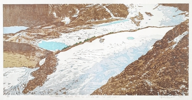 Art professor saves National Park glaciers as woodcut prints, work acquired by national galleries by Clinton Colmenares