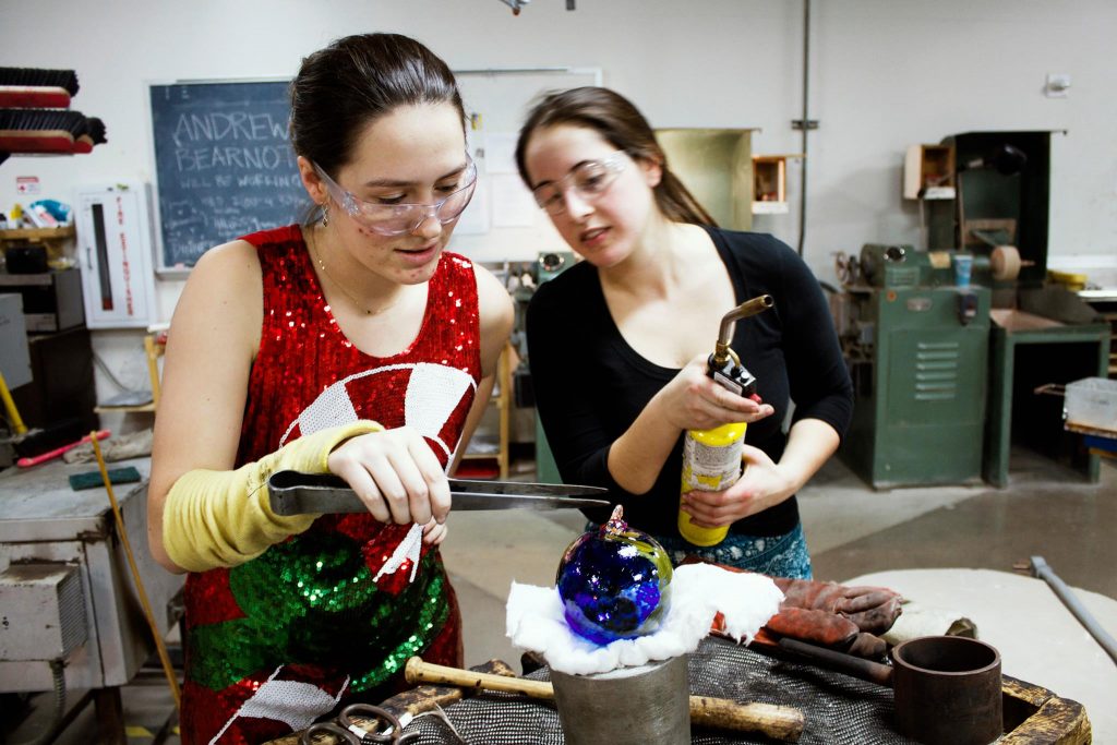 UW Glass Holiday Ornament Sale + Live Glassblowing Event