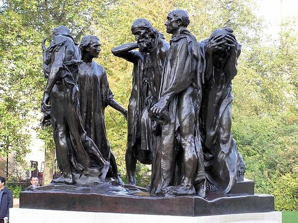 Burghers of Calais by Rodin