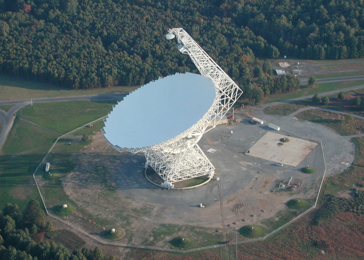 The Robert C. Byrd Green Bank Telescope is the world's largest, fully steerable radio telescope.