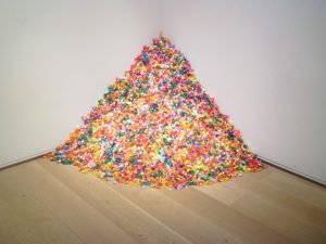 Untitled, (Portrait of Ross in L.A.) art installation by Felix Gonzalez-Torres