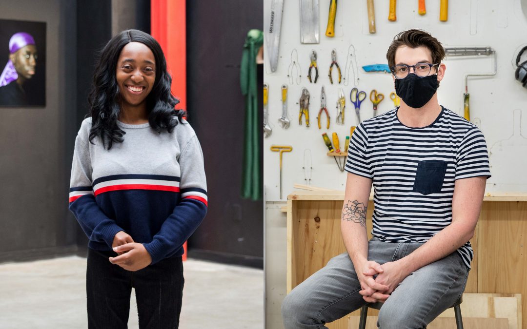 Photos of Rita Mawuena Benissan (left) and Conley Clark (right) by Sarah Maughan.