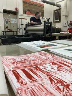 UW–Madison’s Rubin creates last print in Humanities, before building is closed for repairs